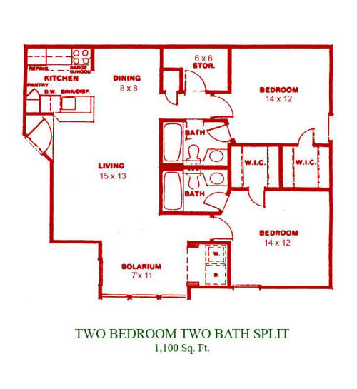 Sunrise Florida Apartment Rentals Floor Plan 3